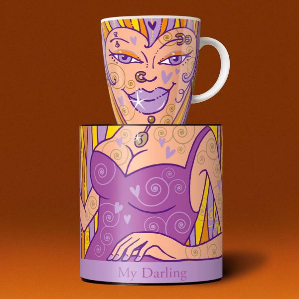 Produkt-Dekor, Porzellan-Kaffee-Tasse, My Darling, Ritzenhoff